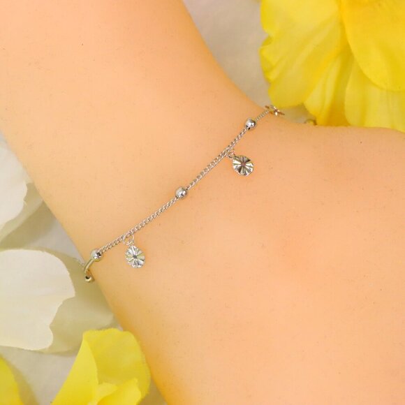"Minimalist Anklet, Sleek & Modern Design, Women’s Fashion, YC110247-A - Picture 9 of 10